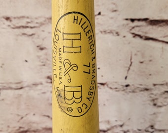 Louisville Kentucky 77 Hillerich & Bradsby Co Cesar Cedeno Wood Baseball Bat 30"