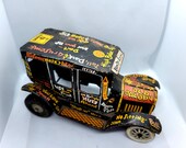 Vintage 1950 39 s Marx Linemar Tin Jalopy Wind-Up Toy Car