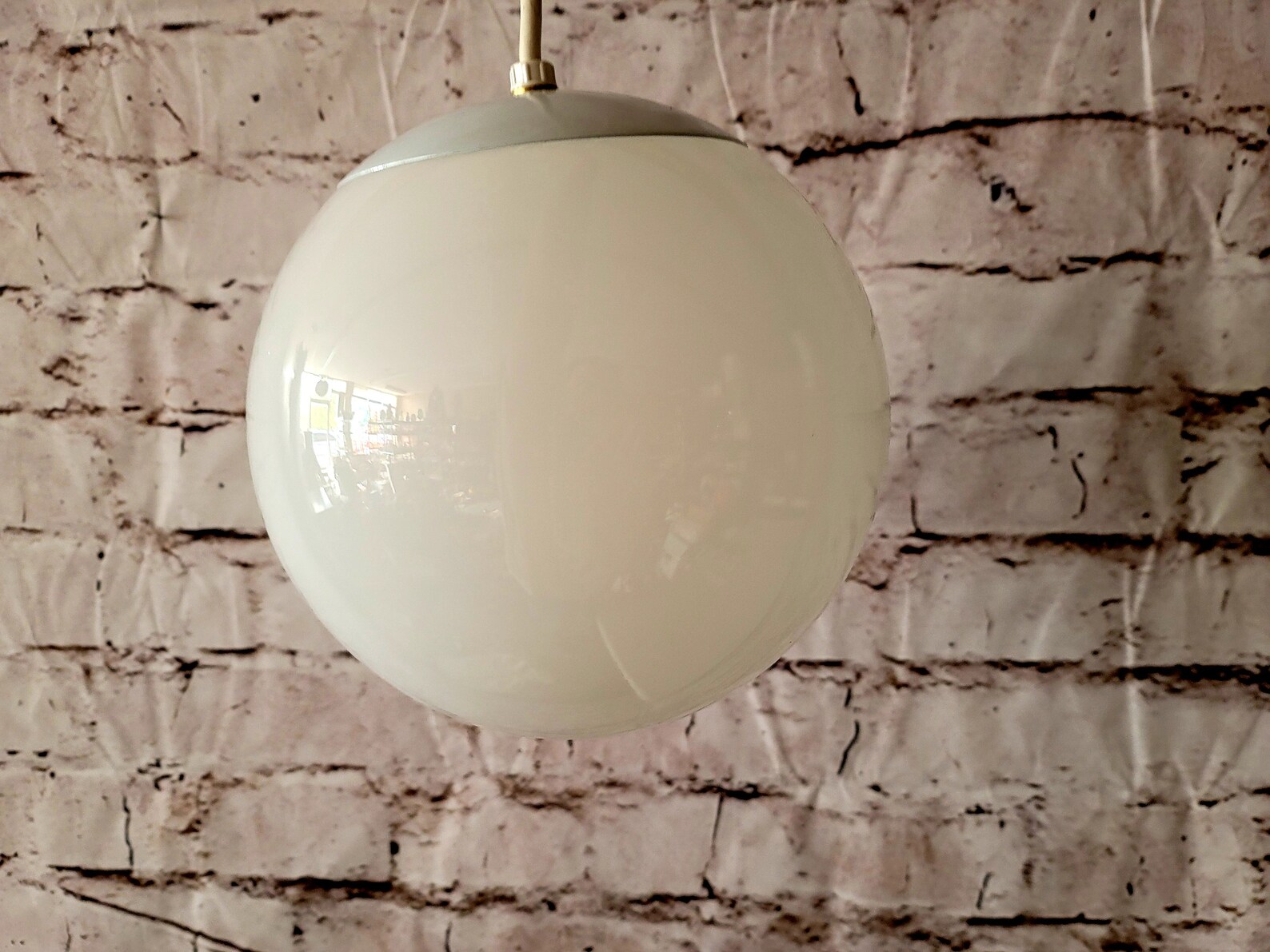 MCM Globe Pendant Moon Light Fixture Mid Century Lighting Etsy UK