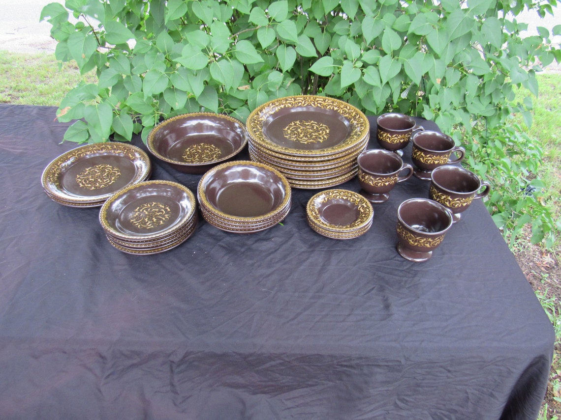 Franciscan Earthenware Set 28 Mid Century Etsy