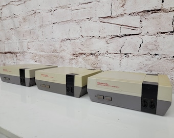 Consola NES original solamente, consola Nintendo original: UNA SOLA consola se vende POR SEPARADO