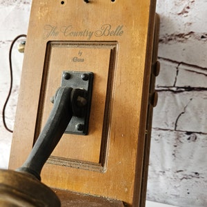 Antique Radio Wall Telephone the Country Belle Model 556 - Etsy