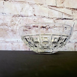 Large Rosenthal Crystal DOMUS Pattern Bowl