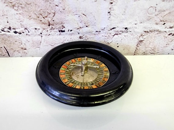 Mini Table Top Roulette 1960s Vintage Table Top Roulette Wheel Gambling Speakeasy Game | Etsy