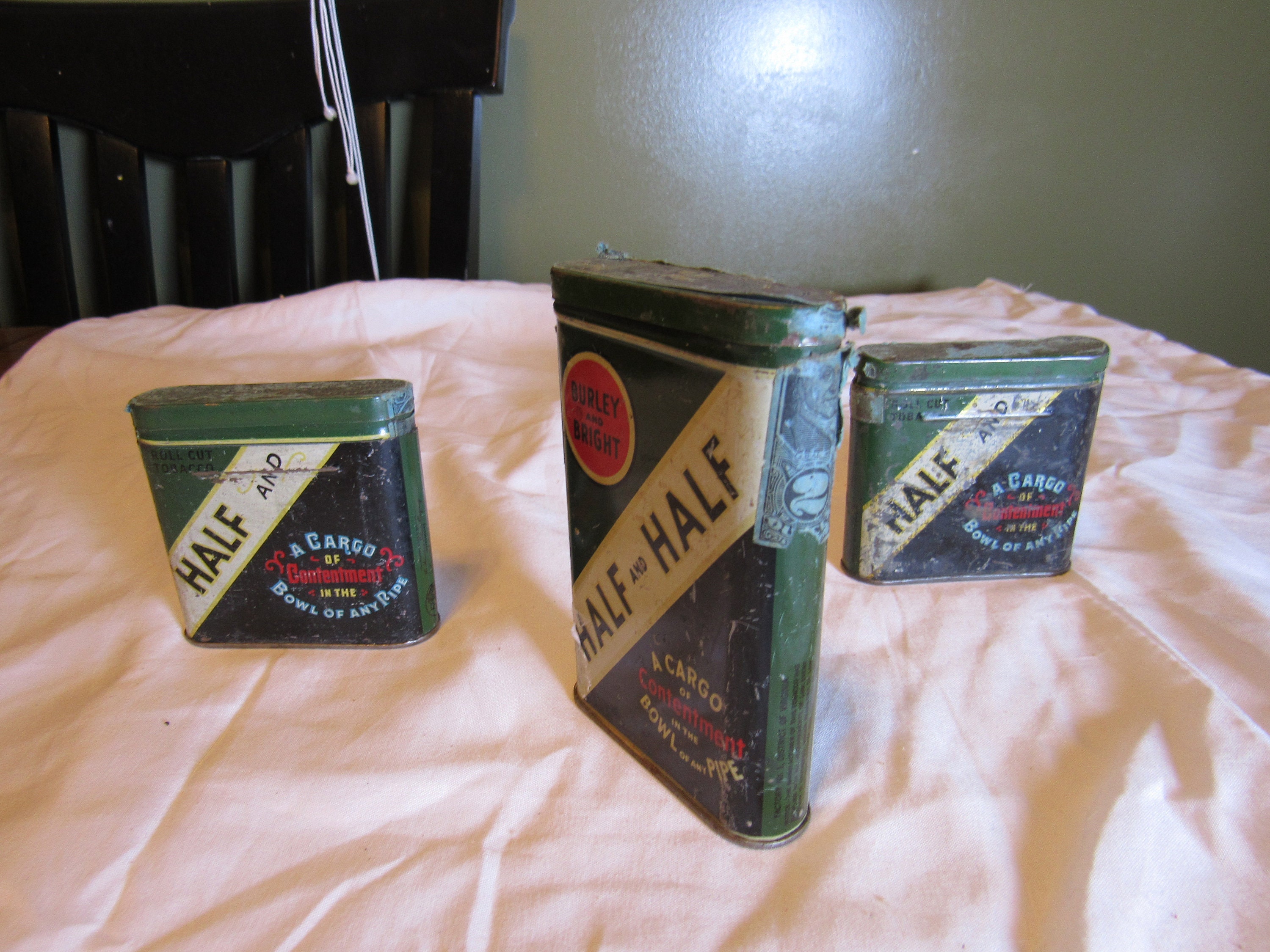 Vintage/antique Burley & Bright Tobacco Half and Half Tobacco Etsy