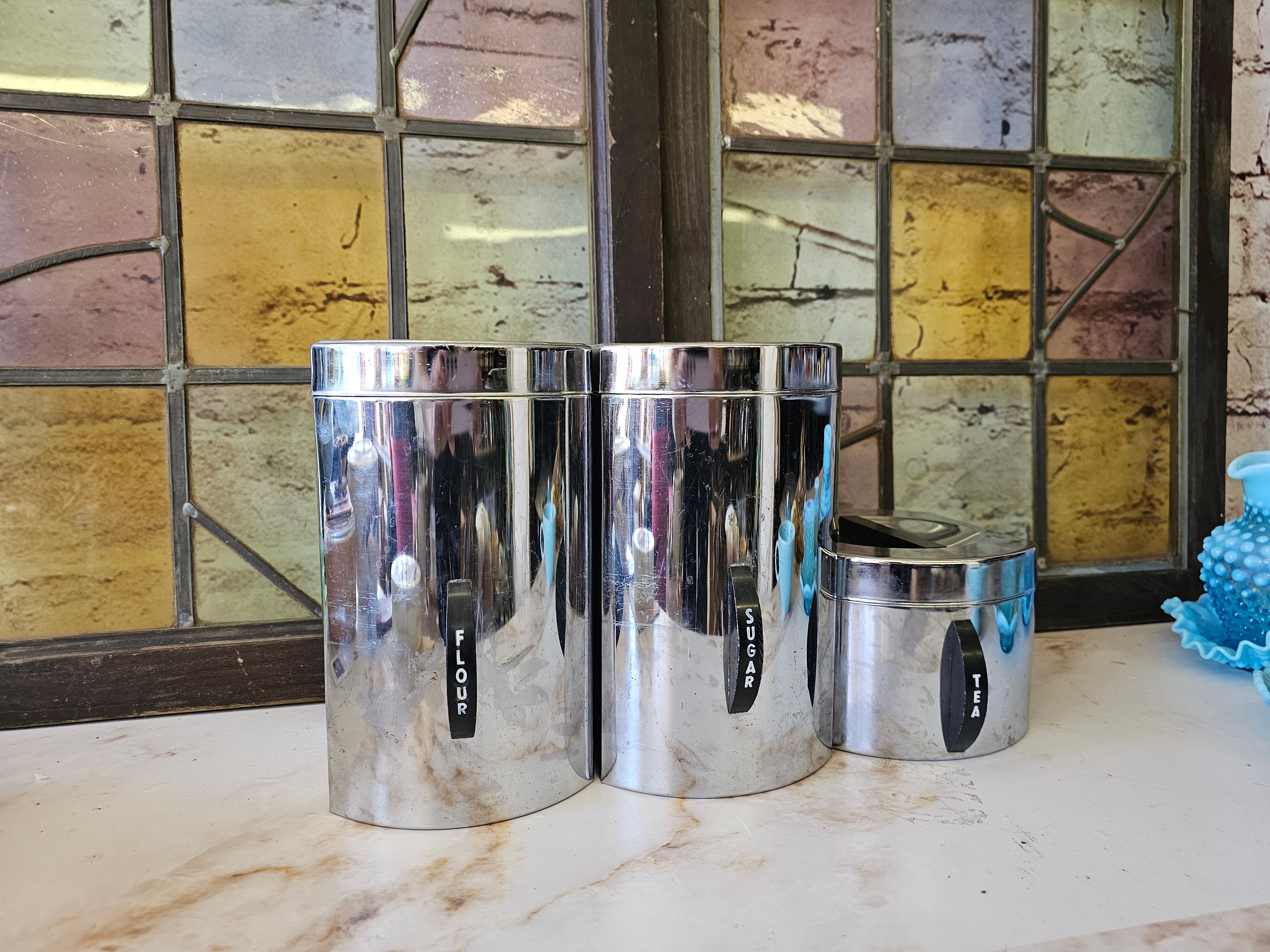 Kromex canisters - Etsy 日本