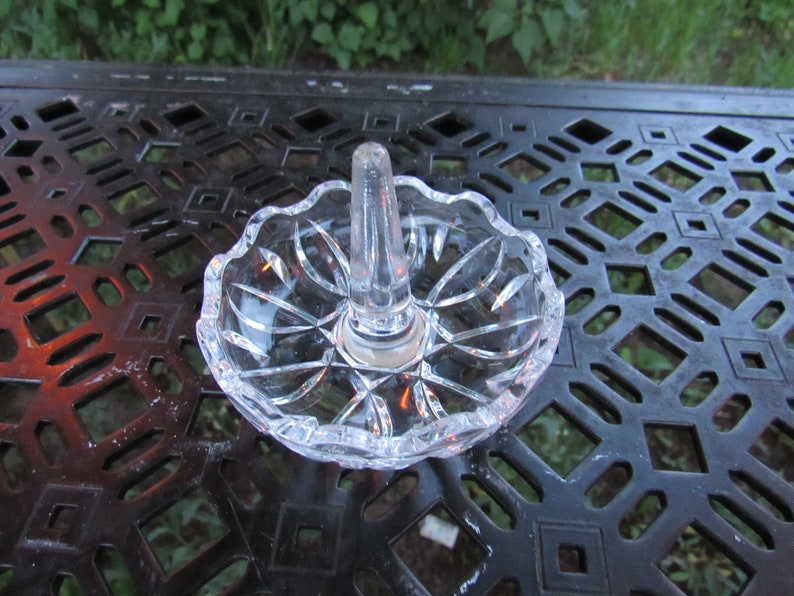 Vintage 24/% RCR Genuine Lead Crystal Ring Holder