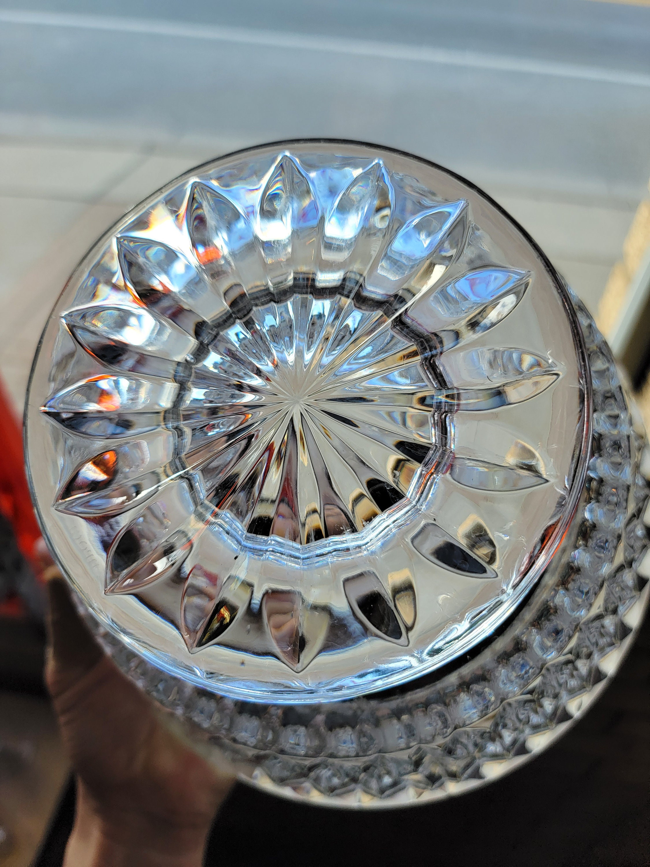 FRISCO Chevron Design Glass Bowl with Silicone Sleeve, Medium: 4