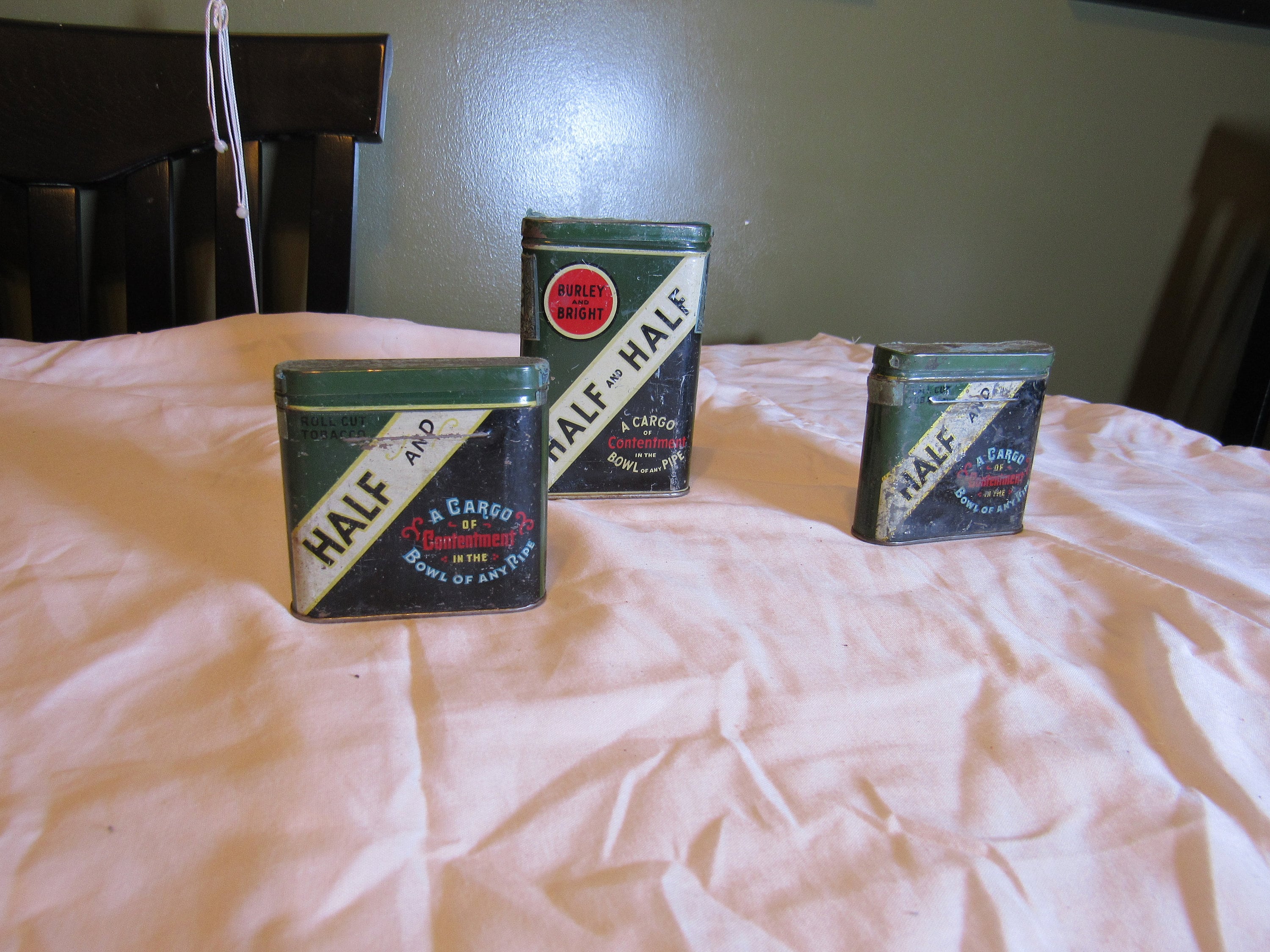 Vintage/antique Burley & Bright Tobacco Half and Half Tobacco Etsy