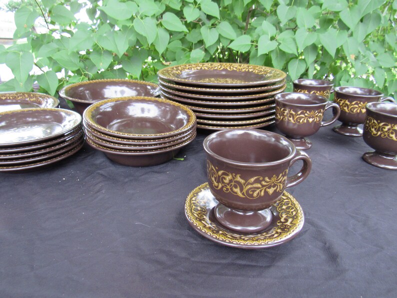 Franciscan Earthenware Set 28 Mid Century Etsy