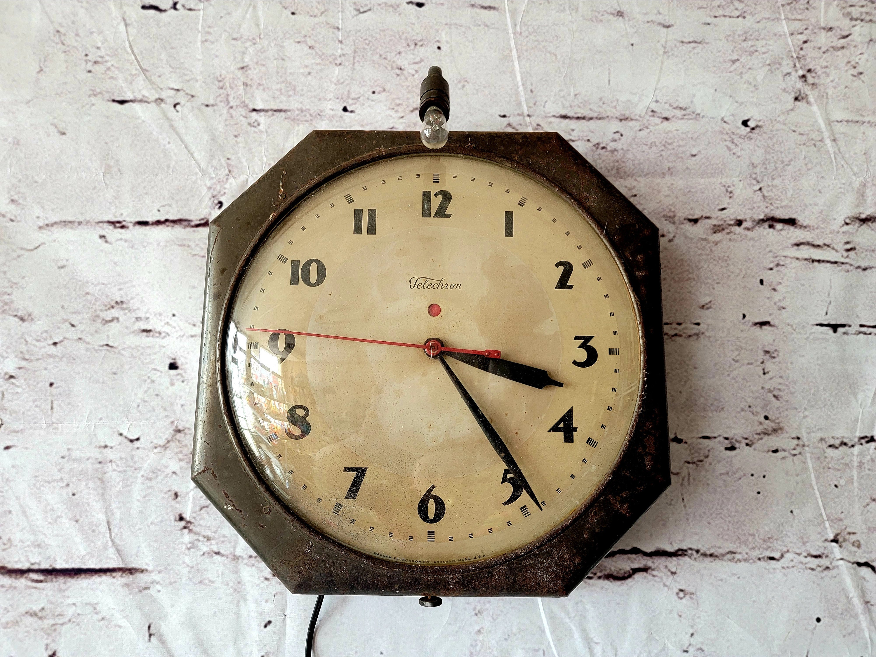 掛け時計アンティーク　USA  Telechron 掛け時計アンティーク USA Telechron Vintage Telechron Neon