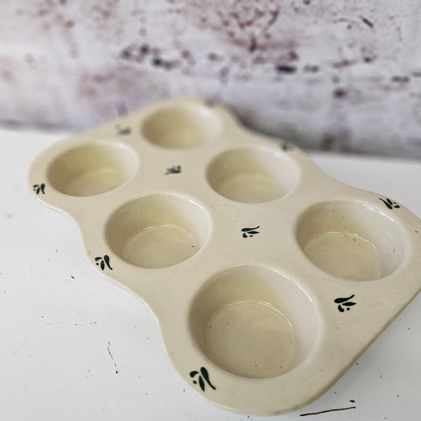 Stoneware Muffin Pan Etsy