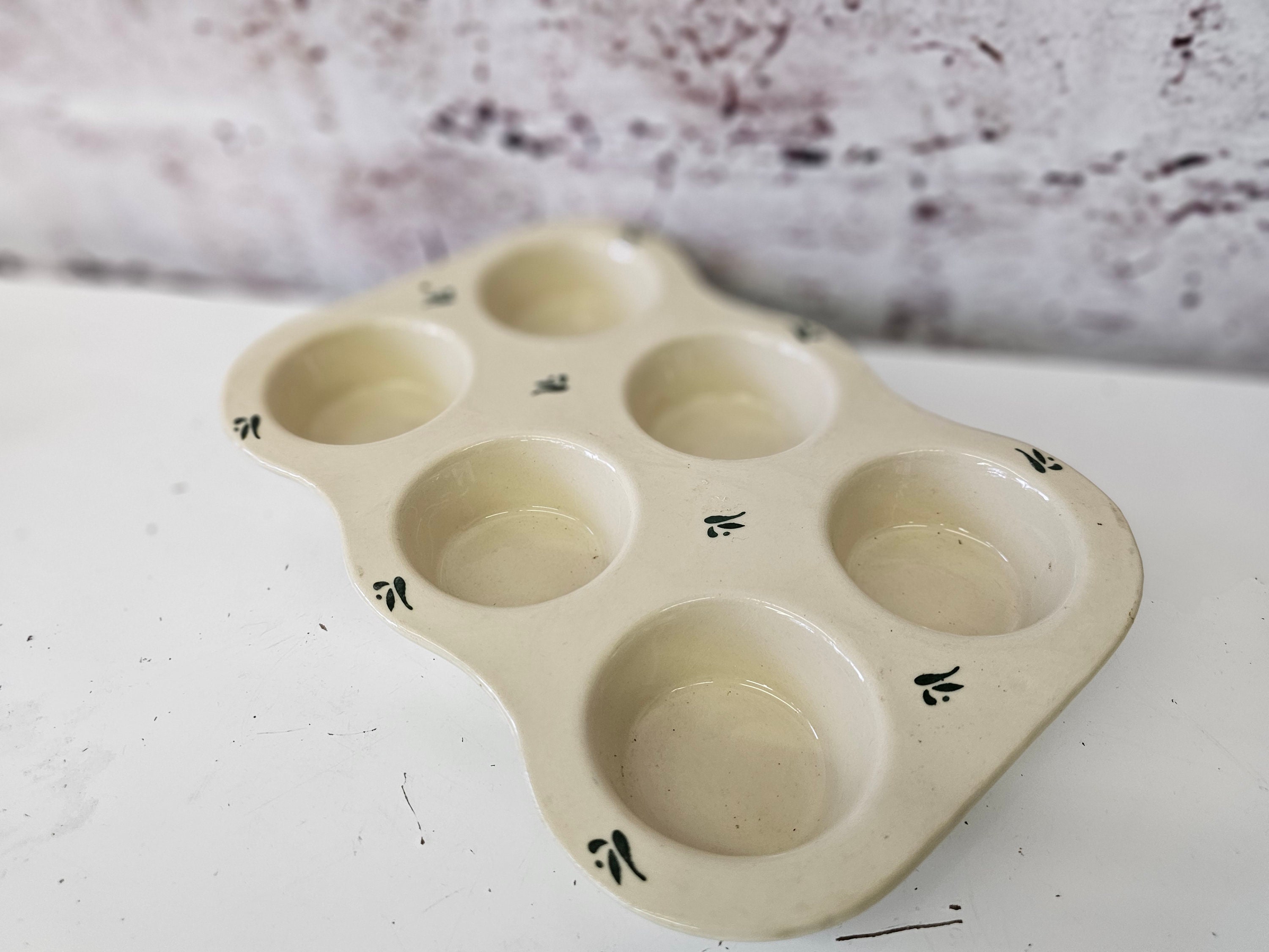 Glass muffin pans hot sale