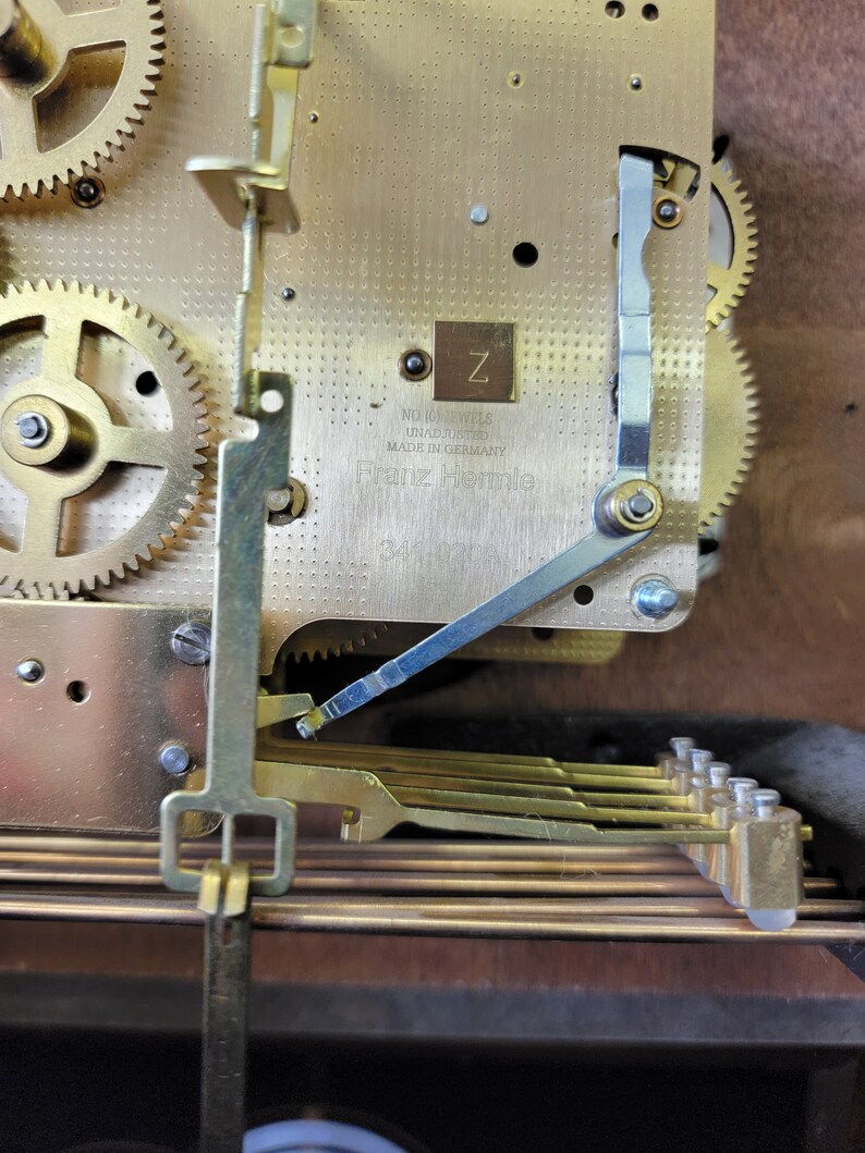 Howard Miller FRANZ HERMLE 341 020A Wall Clock in Cherry Etsy