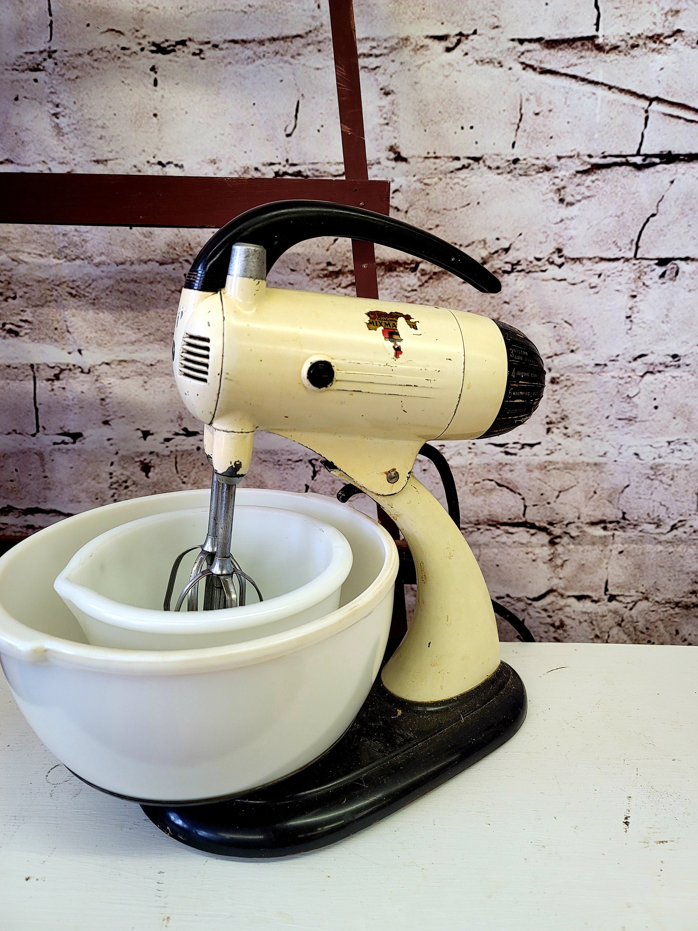 Vintage Sunbeam Mixer Mixmaster Kitchen Aid Work Horse 1948 Etsy