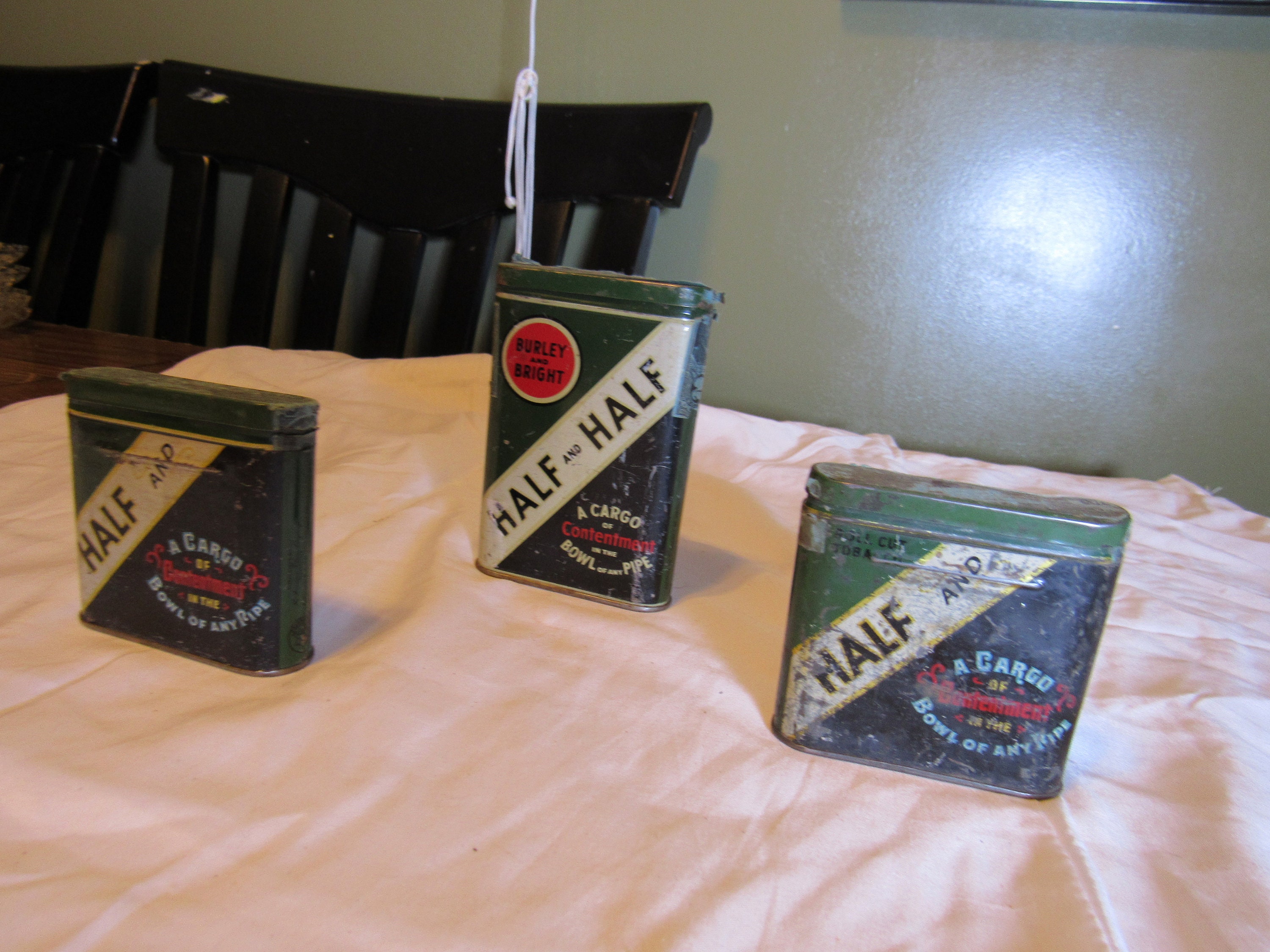 Vintage/antique Burley & Bright Tobacco Half and Half Tobacco Etsy