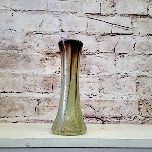 MCM Belgium Flambe Vase Vintage Mid Century Modern Belgium Faiencerie Thulin Flambe Art Pottery Vase