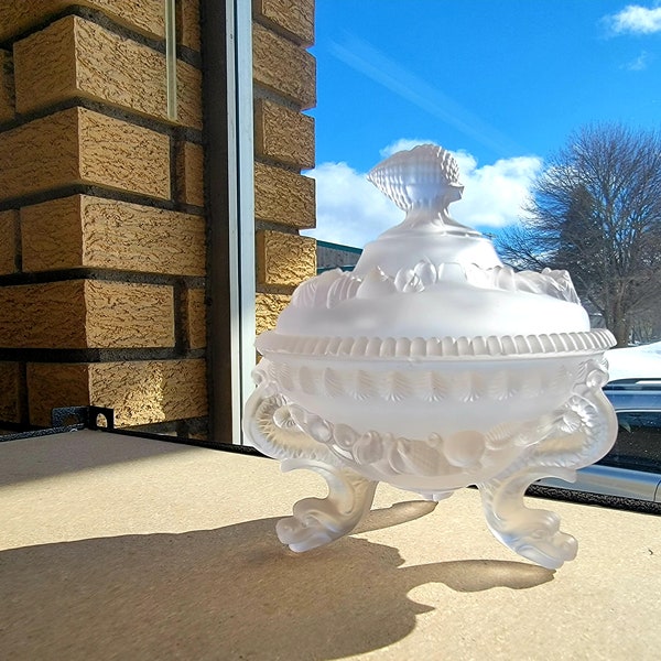 Footed Candy Dish Etsy