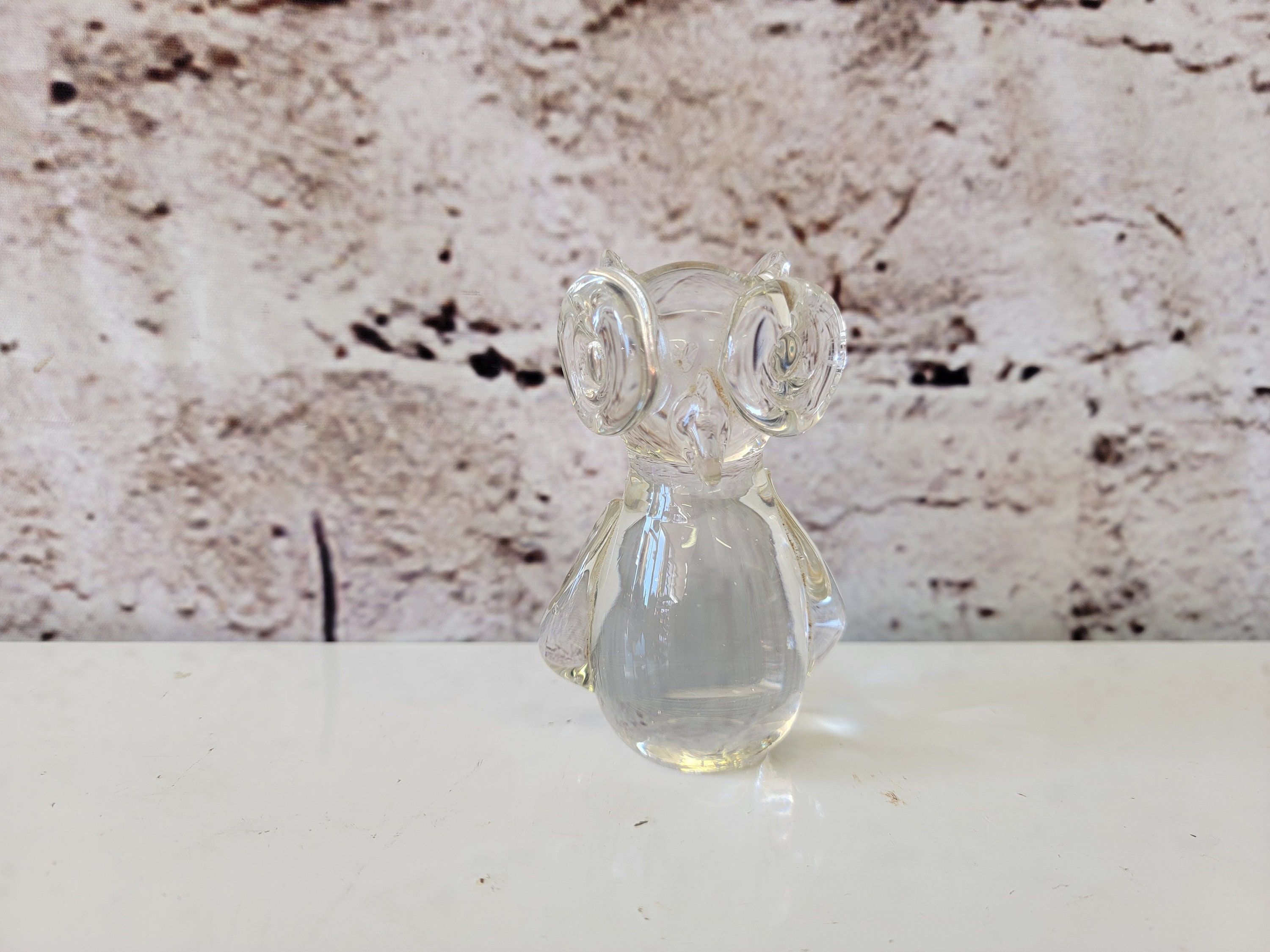 Vintage Glass Owl Paperweight Hand Blown Glass Animal Paperweight Price Imports