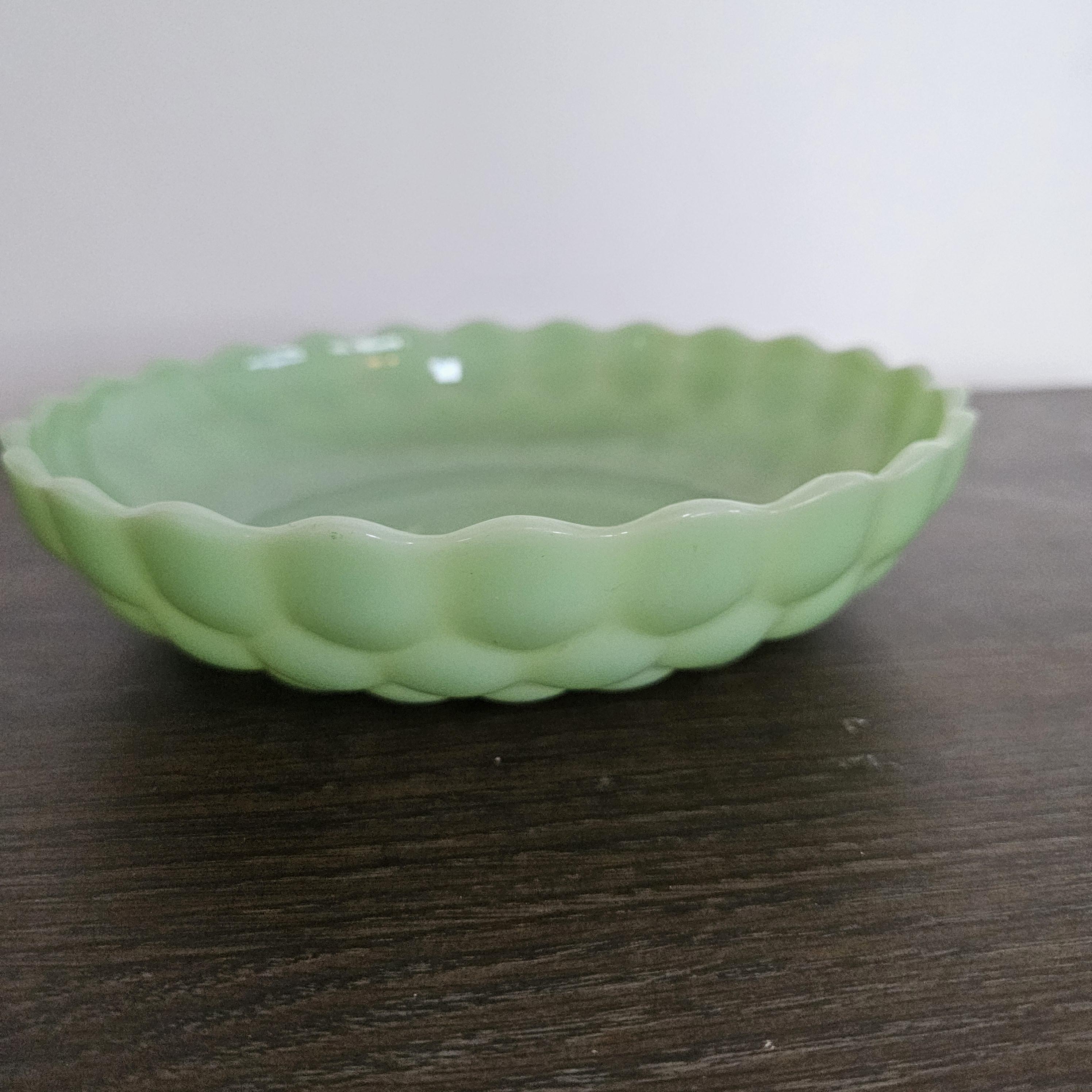 Vintage Anchor Hocking Fire King Peach Lustre Bubble Bowl