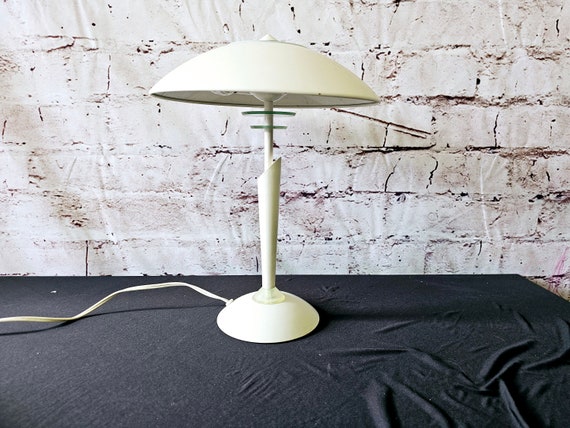 Mid-century Space Age Saucer Table Lamp - Etsy