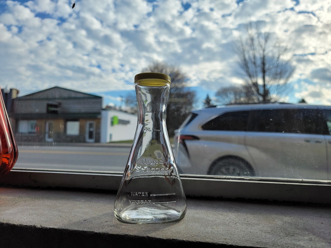Vintage Good Seasons Glass Salad Dressing Bottle Etsy