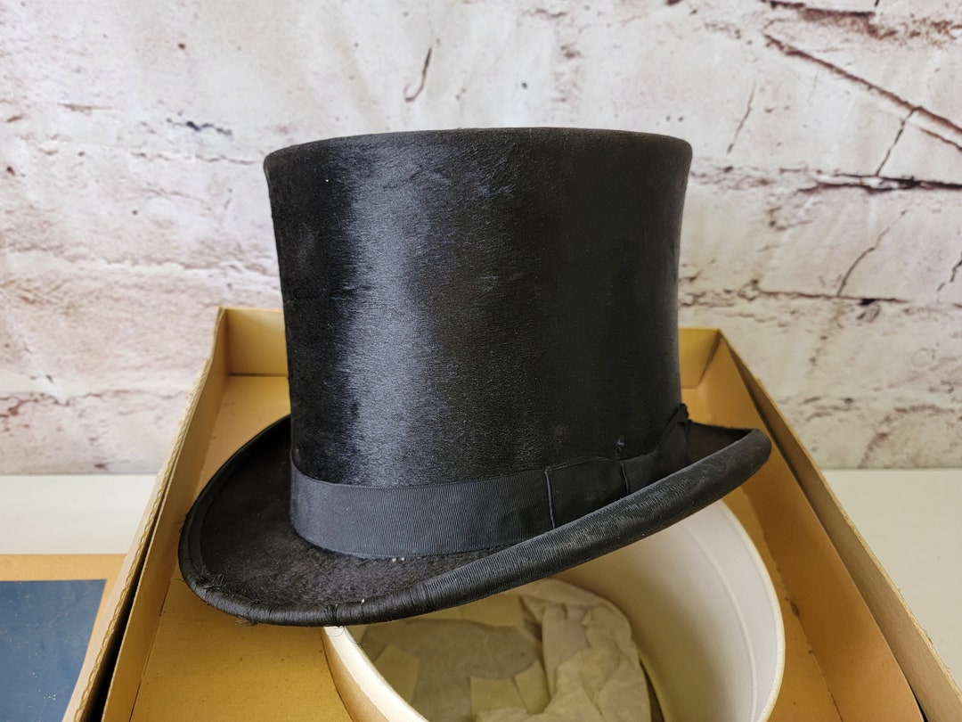 Antique Shelton & Co. London Top Hat - Etsy