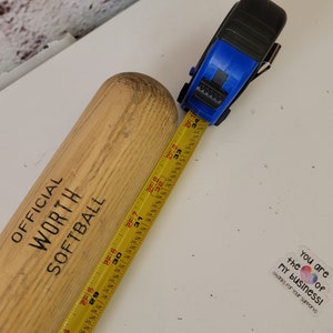 Vintage Worth Wood Baseball Bat 300SB  Official Softball Model 34&quot;