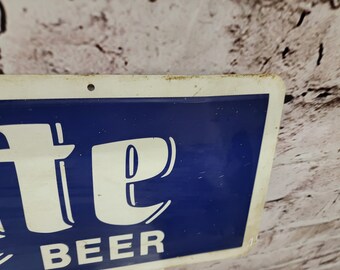 Wisesign Targa In Metallo Retrò Miller Lite – 20,3x30,5 Cm – Insegna Da Parete Per Pub, Bar, Garage – Stile Vintage