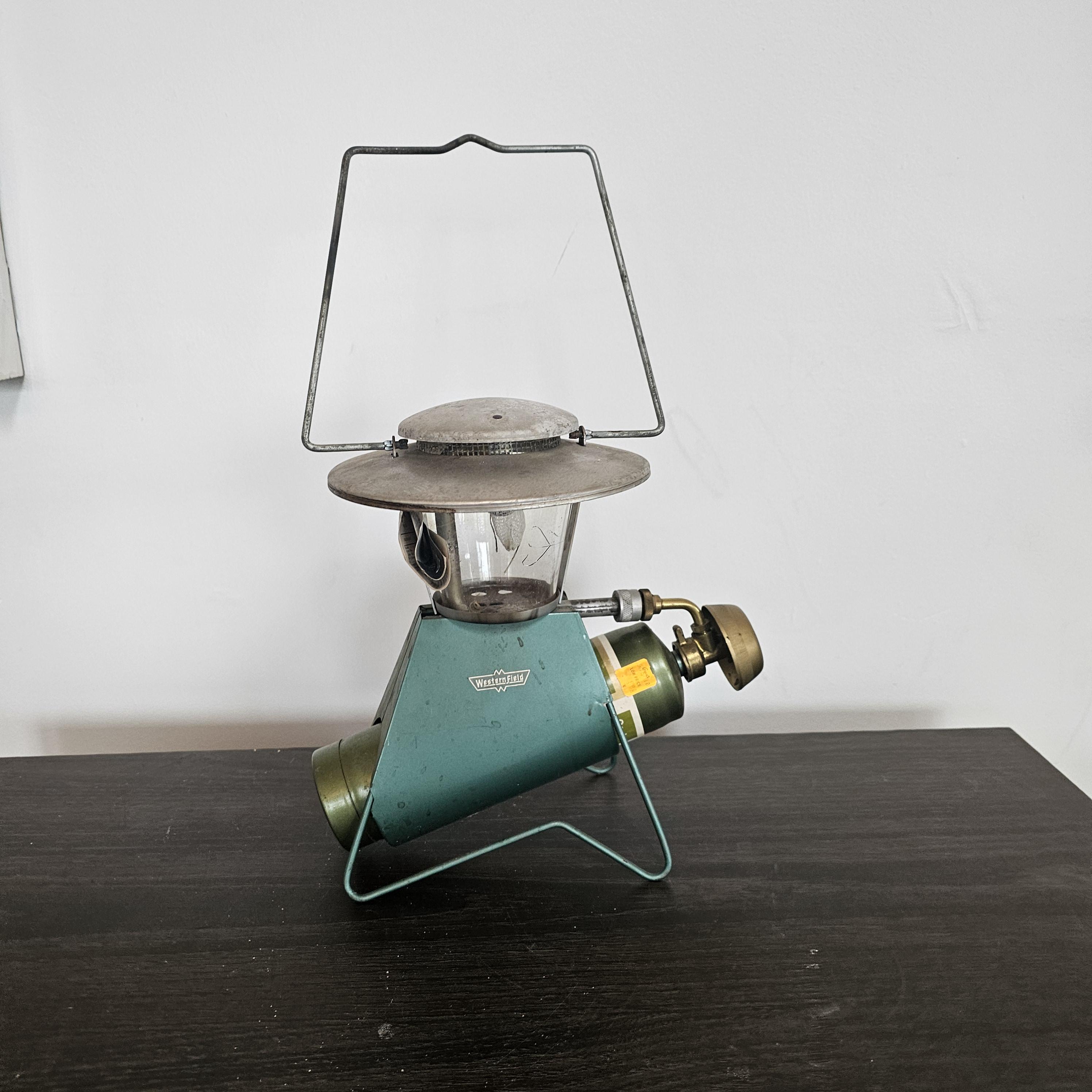 Vintage 1950's American Western Field Metal Propane, Lantern Model