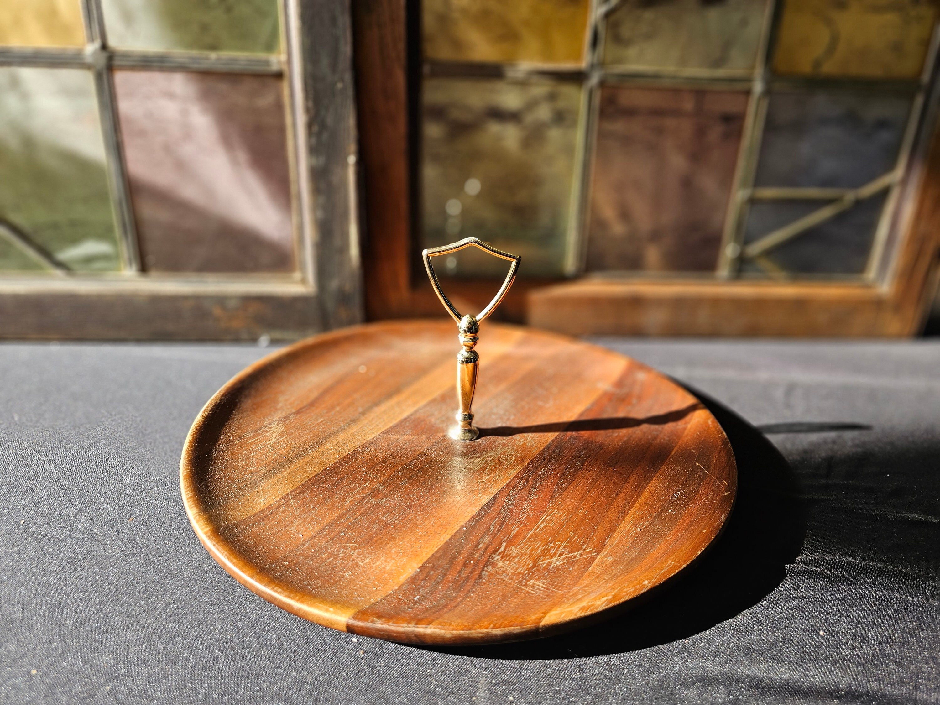 Round wood tray - Etsy 日本