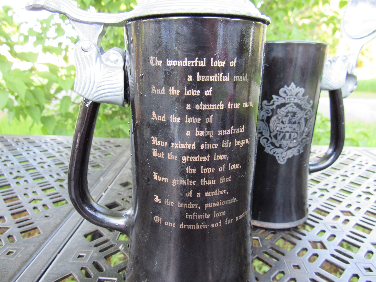 VIP Steins Vintage Beer Steins 3 Available 2 Silver & 1 Etsy