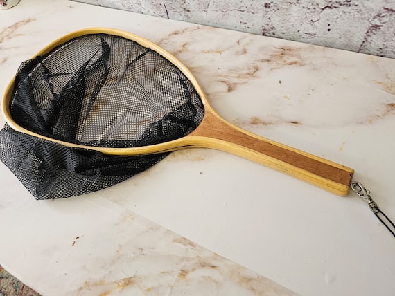 antique fly fishing nets Vintage Jim Haney Net VINTAGE TROUT HAND HELD FISHING