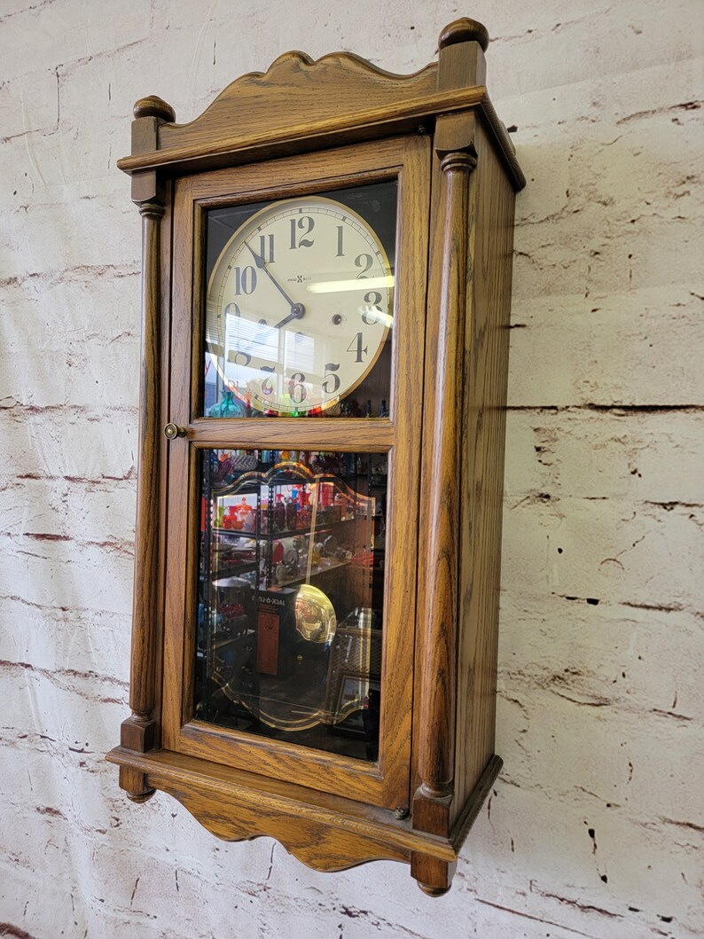 Howard Miller FRANZ HERMLE 341 020A Wall Clock in Cherry Etsy