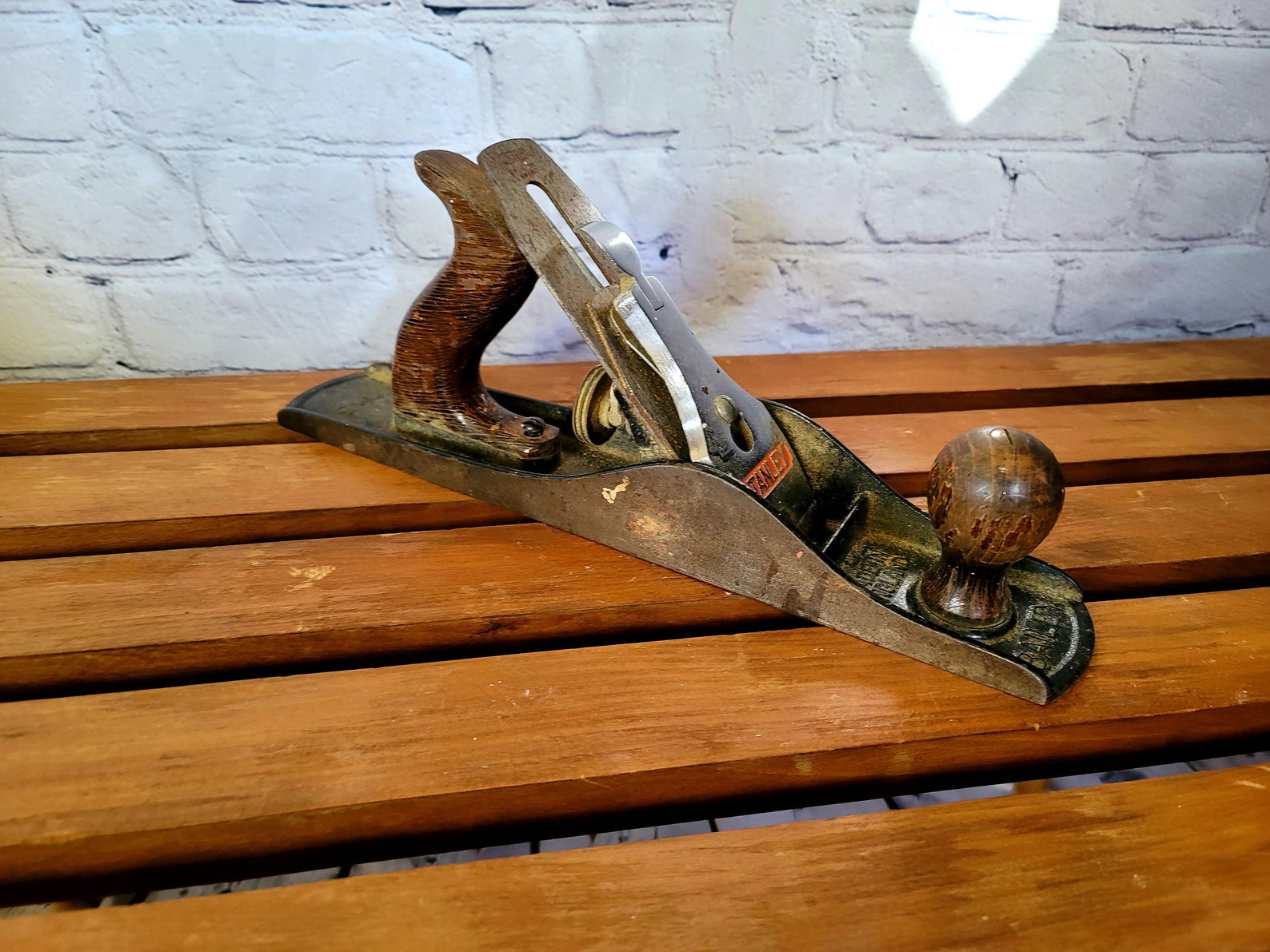 Antique Vintage Stanley Bailey Wood Plane Etsy