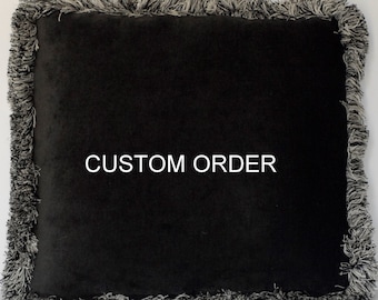 custom made to order decorative throw pillows in any color combination handmade in usa