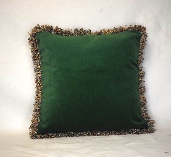 Green hooping and gold pillows