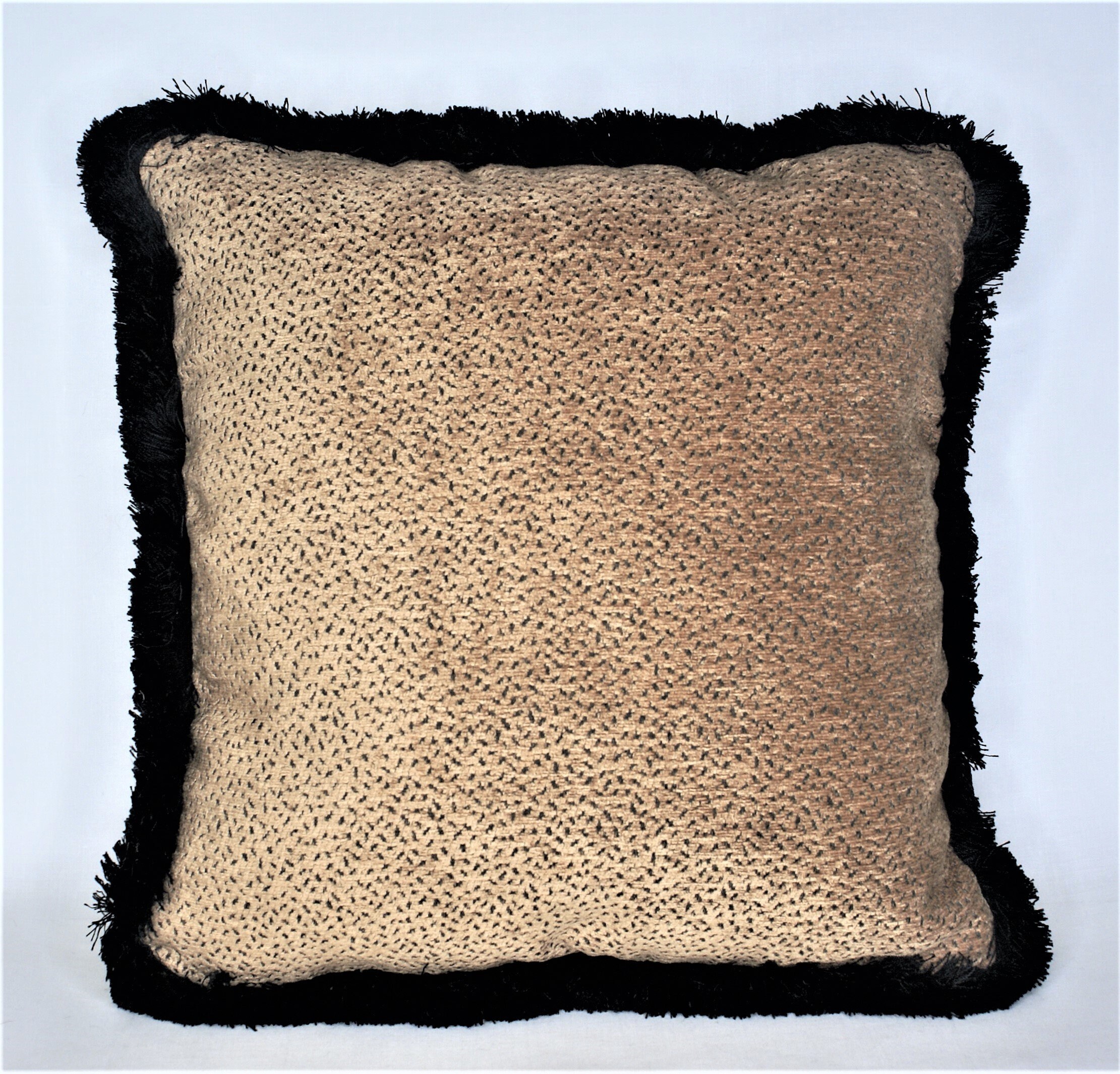 chenille pillows with fringe