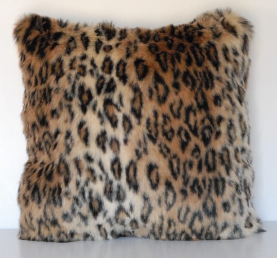 Black Gold Beige Faux Fur Leopard Cheetah Animal Skin Throw Etsy