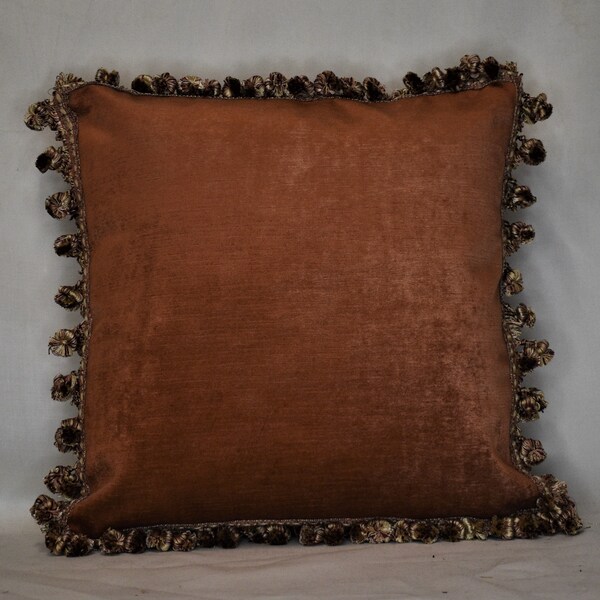 Burnt Orange Pillow Etsy