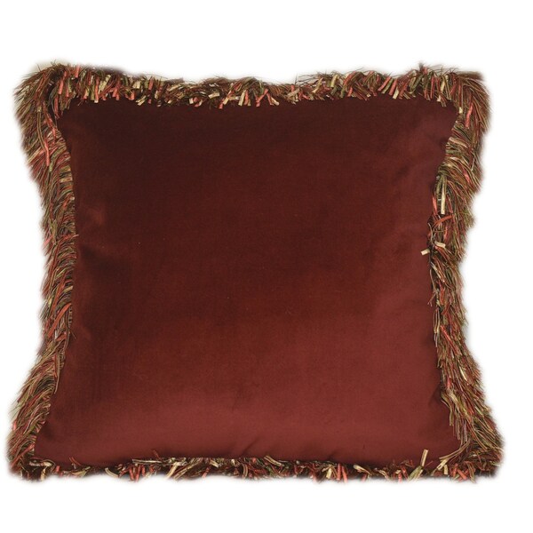 Orange Velvet Pillow Etsy