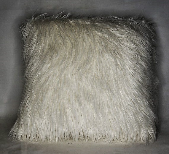 mongolian lambswool pillow