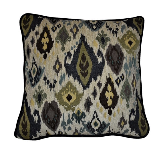 Yellow and navy blue throw pillows shop