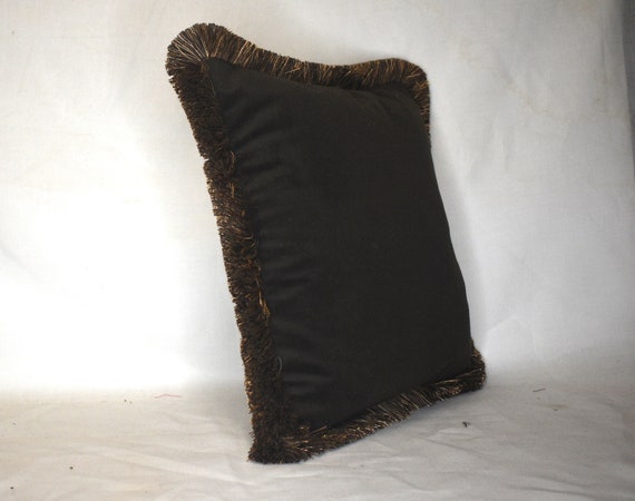 SR-HOME Fringe Velvet Pillow Cover