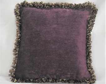 plum colored pillows