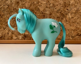 MLP G1 ‘Poppy’ | Rare Alternate Birthflower August Pony | My Little Pony | Vintage Pastel Ponies | Hasbro Collector Toys