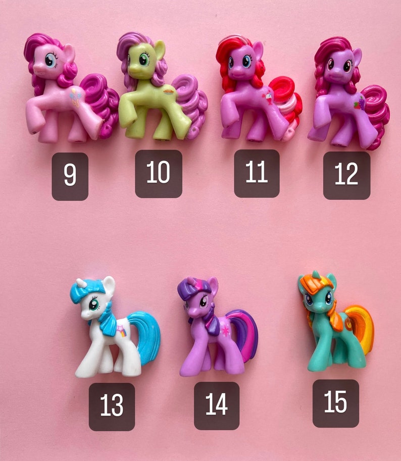 MLP G4 Figurines Pick & Choose dans un sac aveugle Mon petit poney Jouets de collection Hasbro Poneys colorés image 3