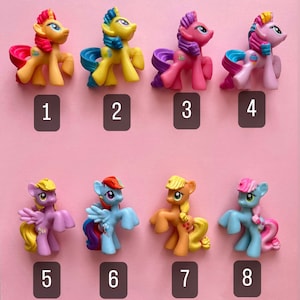 MLP G4 Figurines Pick & Choose dans un sac aveugle Mon petit poney Jouets de collection Hasbro Poneys colorés image 2