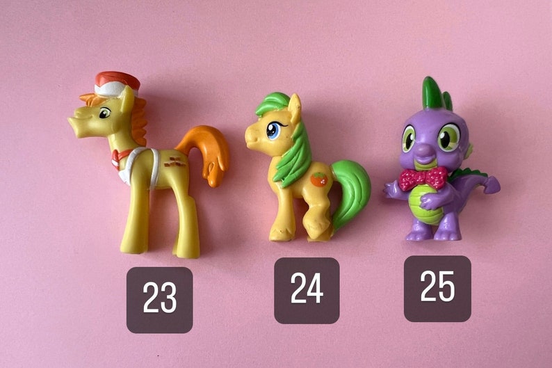 MLP G4 Figurines Pick & Choose dans un sac aveugle Mon petit poney Jouets de collection Hasbro Poneys colorés image 5