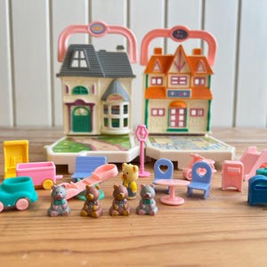 Teddy’s World | Shop & Playground Sets |  Wonderland  Toys by Kidstar | Miniature Vintage Pastel Toys from 1990s | Cute Girls Toys